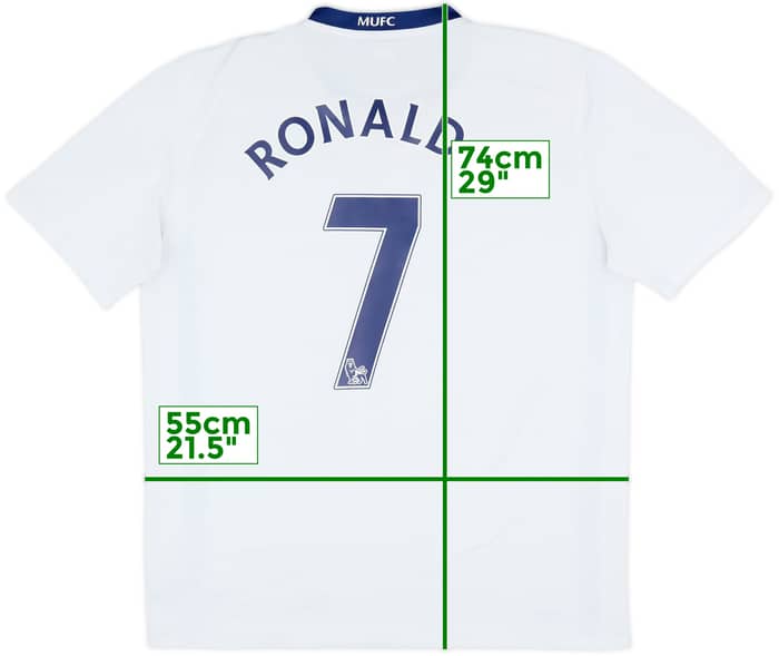 2008-10 Manchester United Away Shirt Ronaldo #7 - 6/10 - (L)