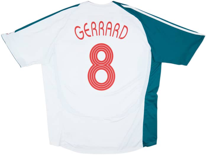 2006-07 Liverpool Third Shirt Gerrard #8 - 6/10 - (XL)
