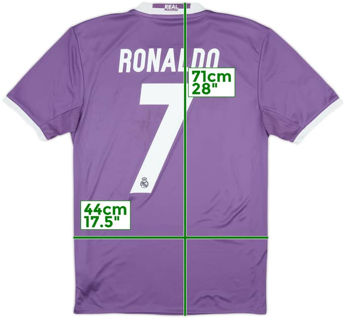2016-17 Real Madrid Away Shirt Ronaldo #7 - 6/10 - (S)