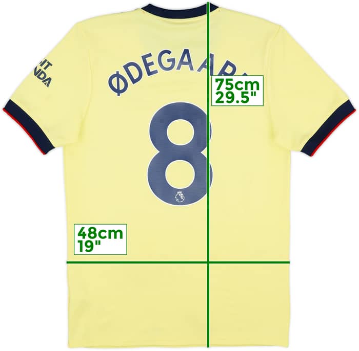 2021-22 Arsenal Away Shirt Odegaard #8 - 5/10 - (M)