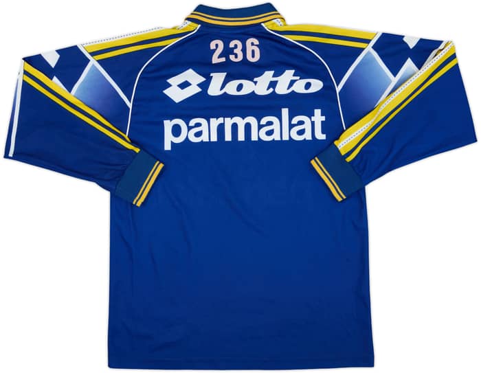 1998-99 Parma Lotto Player Issue Training L/S Shirt #236 - 8/10 - (M)