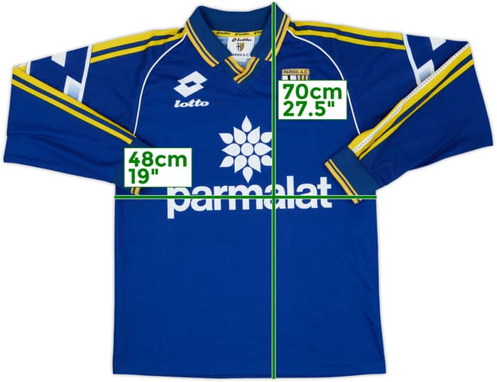1998-99 Parma Lotto Player Issue Training L/S Shirt #236 - 8/10 - (M)