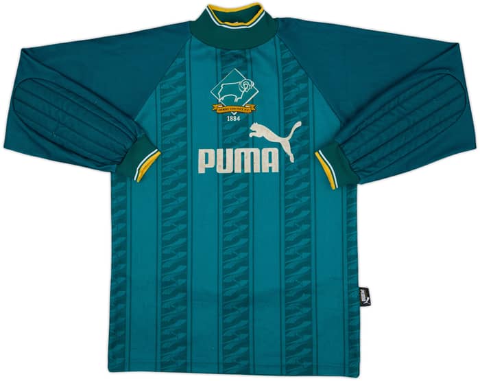 1995-96 Derby County GK Shirt #1 - 5/10 - (S)