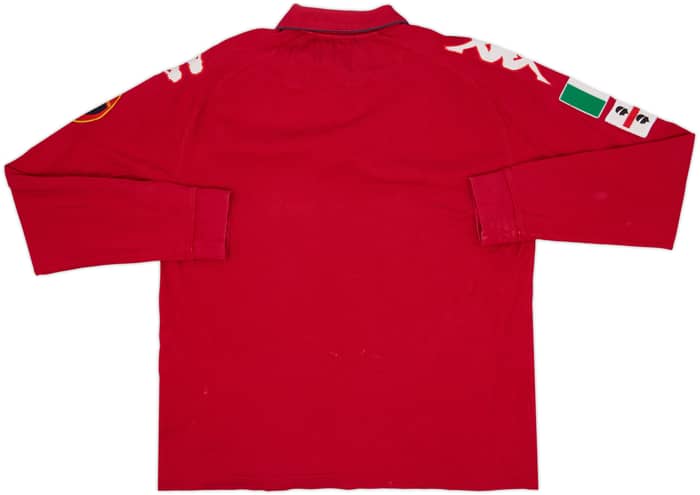 2011-12 Cagliari Kappa Polo L/S Shirt - 6/10 - (XL)