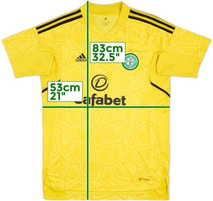 2022-23 Celtic GK S/S Shirt - 8/10 - (L)