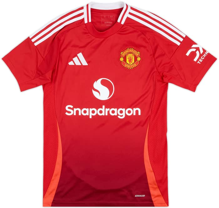 2024-25 Manchester United Home Shirt Mainoo #37 - 9/10 - (S)