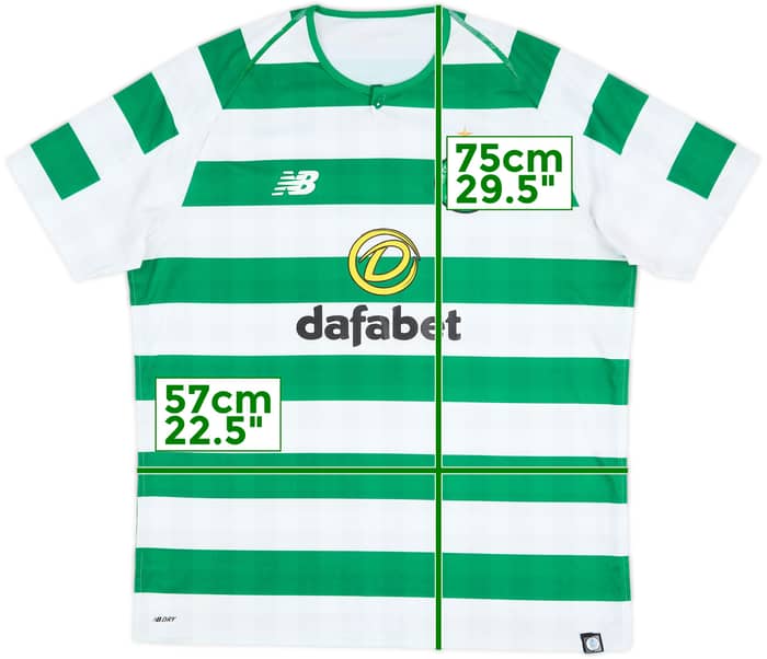 2018-19 Celtic Home Shirt - 7/10 - (XL)