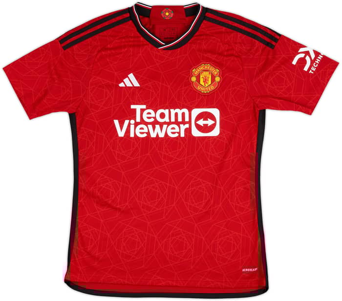 2023-24 Manchester United Home Shirt Mount #7 - 6/10 - (M)