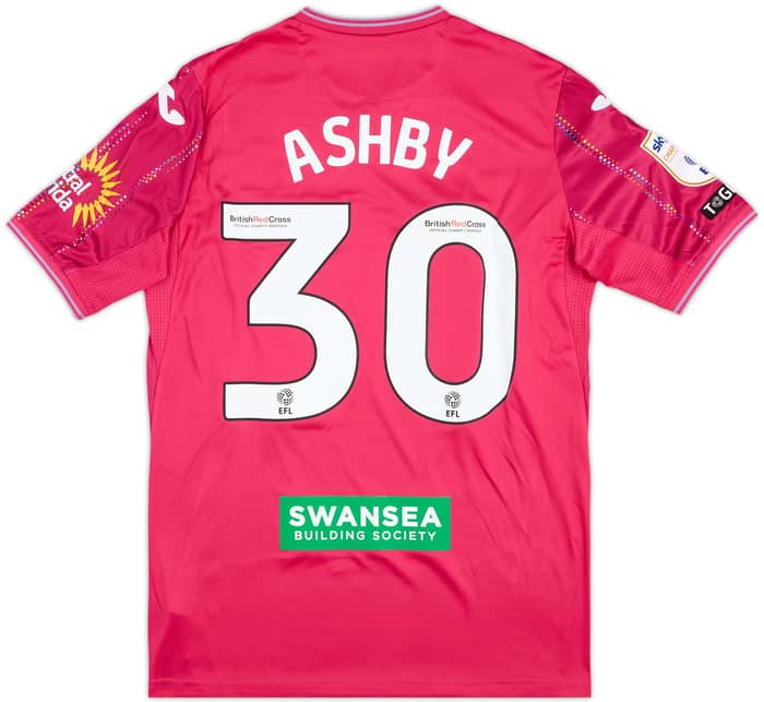 2023-24 Swansea Match Issue Third Shirt Ashby #30