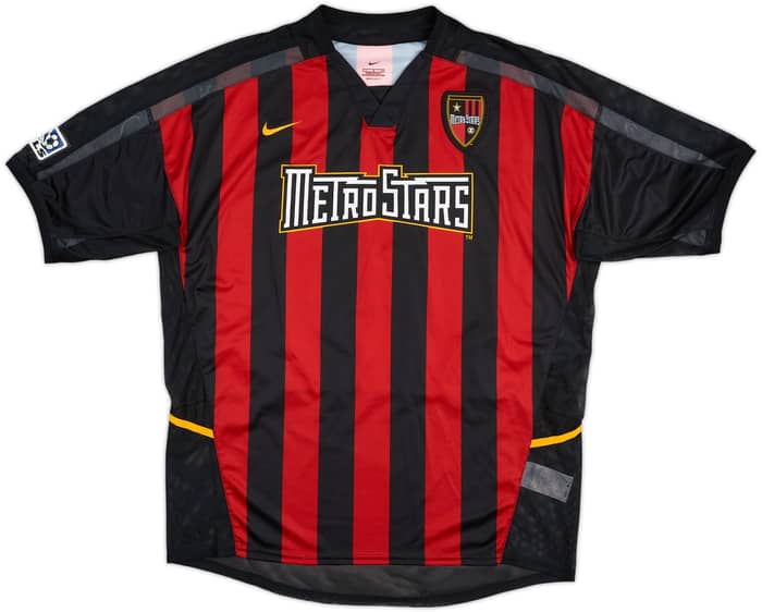 2003 NY/NJ Metrostars Match Issue Home Shirt Mathis #13