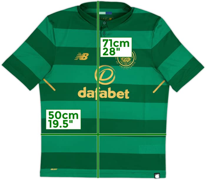 2017-18 Celtic 'Lisbon Lions 50th Anniversary' Away Shirt - 6/10 - (M)