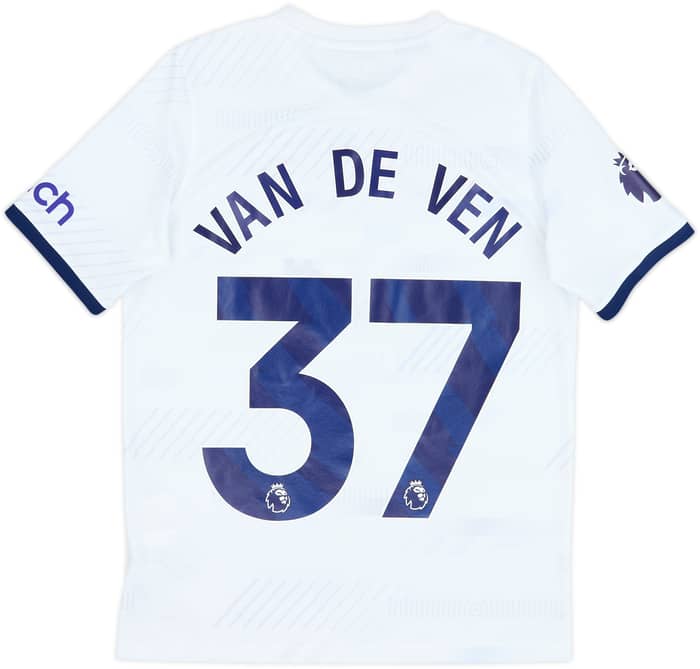2023-24 Tottenham Home Shirt Van De Ven #37 - 6/10 - (XL.Boys)