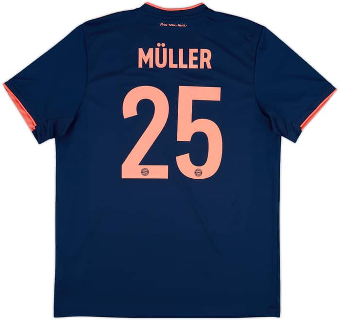 2019-20 Bayern Munich Third Shirt Muller #25 - 10/10 - (L)