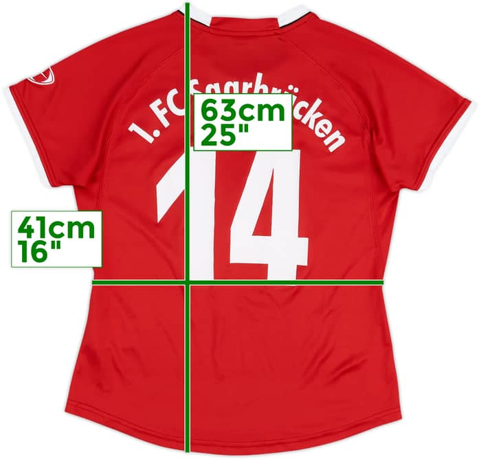 2006-07 Saarbrucken Nike Training Shirt #14 - 9/10 - (Women's M)