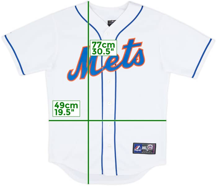 2009-14 New York Mets Majestic Home Jersey - 8/10 - (S)