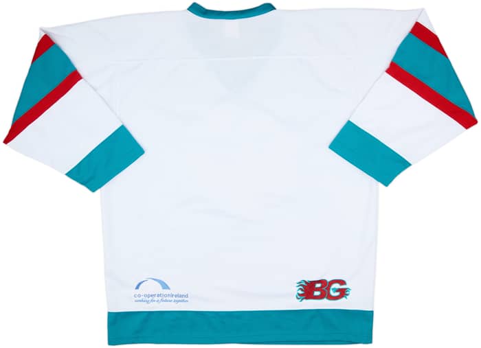 2001-02 Belfast Giants 'Signed' Home Jersey - 9/10 - (XXL)