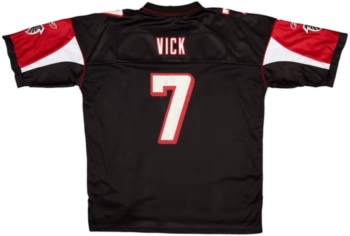 2005-06 Atlanta Falcons Vick #7 Reebok On Field Alternate Jersey - 9/10 - (XXL)