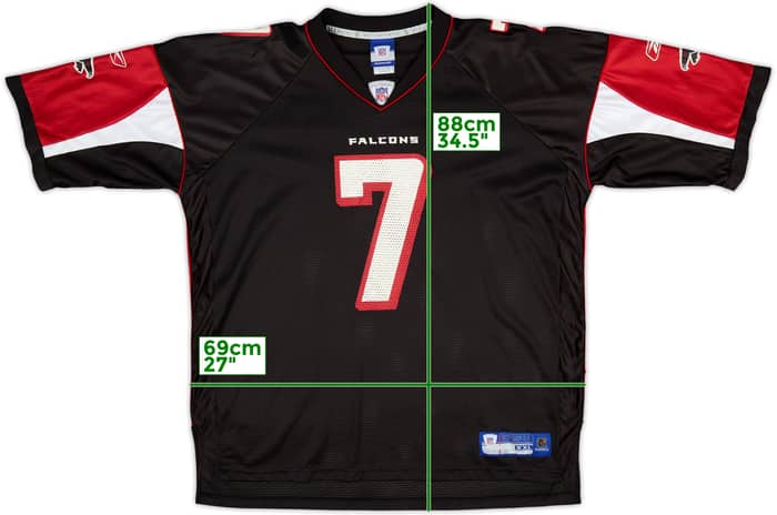 2005-06 Atlanta Falcons Vick #7 Reebok On Field Alternate Jersey - 9/10 - (XXL)
