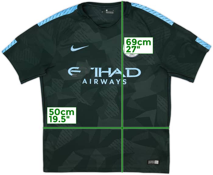 2017-18 Manchester City Third Shirt - 4/10 - (M)