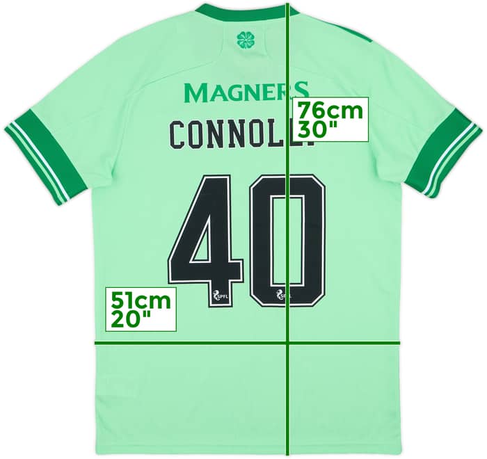 2020-21 Celtic Away Shirt Connolly #40 - 8/10 - (M)