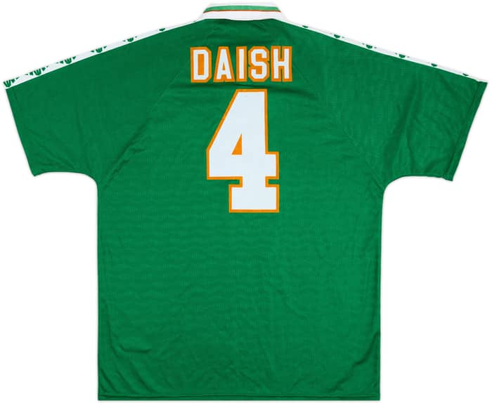 1996 Ireland Match Issue Home Shirt Daish #4