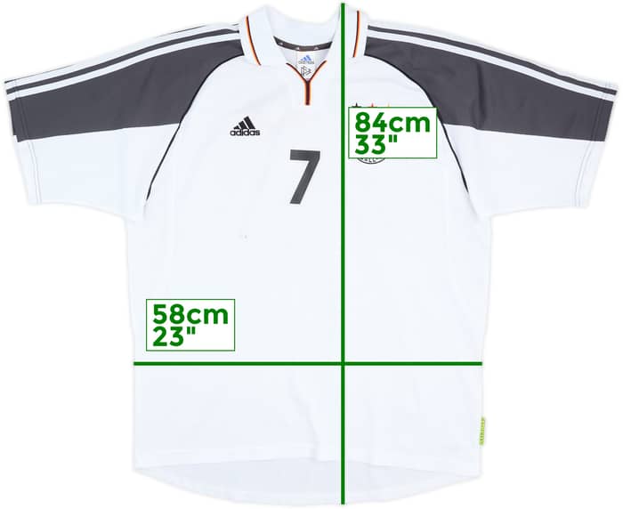 2000 Germany Match Issue Home Shirt #7 (Scholl)