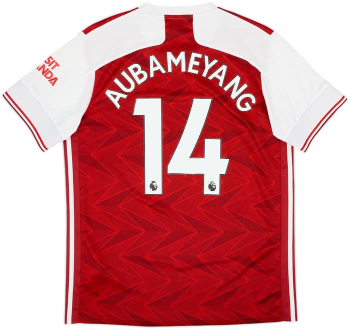 2020-21 Arsenal Home Shirt Aubameyang #14 - 8/10 - (L)