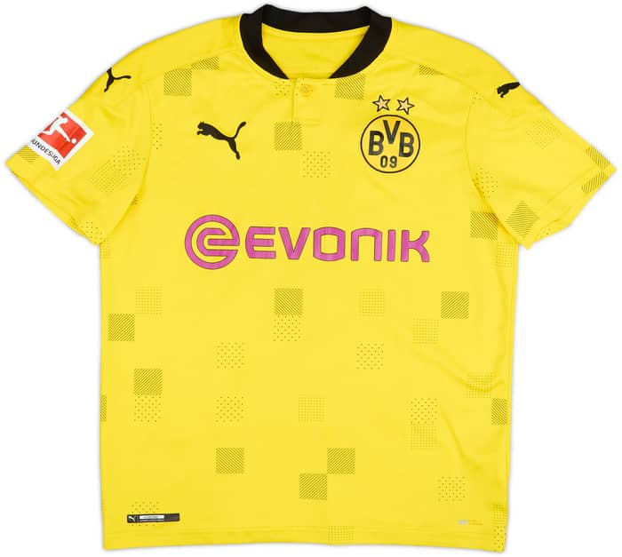 2020-21 Borussia Dortmund European Home Shirt Haaland #9 - 4/10 - (L.Boys)