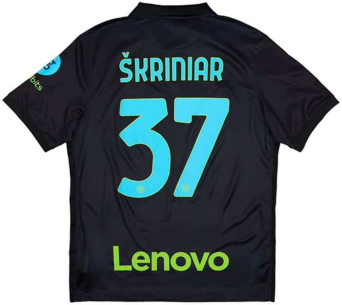 2021-22 Inter Milan Third Shirt Skriniar #37 - 8/10 - (L)