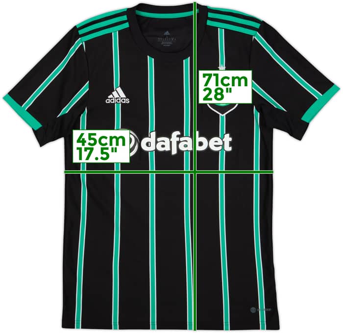 2022-23 Celtic Away Shirt - 8/10 - (S)