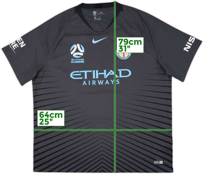 Camiseta de la tercera equipación del Melbourne City 2017-19 - 10/10 - (XXL)