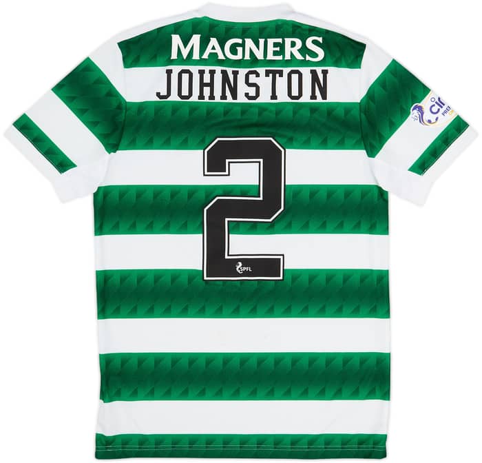 2022-23 Celtic Home Shirt Johnston #2 - 8/10 - (S)
