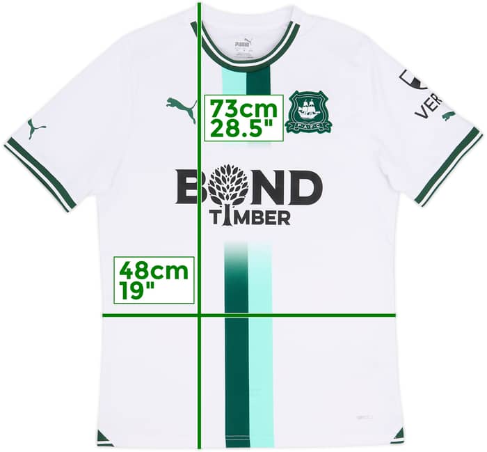 2023-24 Plymouth Away Shirt - 10/10 - (M)