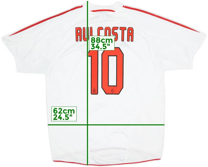 2004-05 AC Milan Away Shirt Rui Costa #10 - 6/10 - (XL)