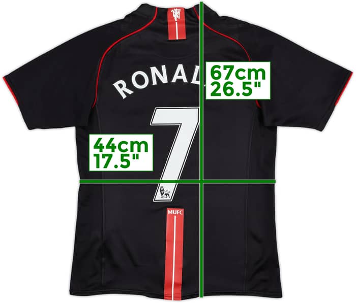 2007-08 Manchester United Away Shirt Ronaldo #7 - 9/10 - (S)
