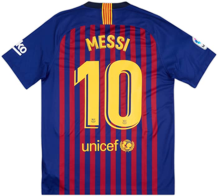 2018-19 Barcelona Camiseta Local Messi #10 - 9/10 - (M)