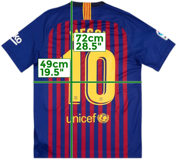 2018-19 Barcelona Camiseta Local Messi #10 - 9/10 - (M)