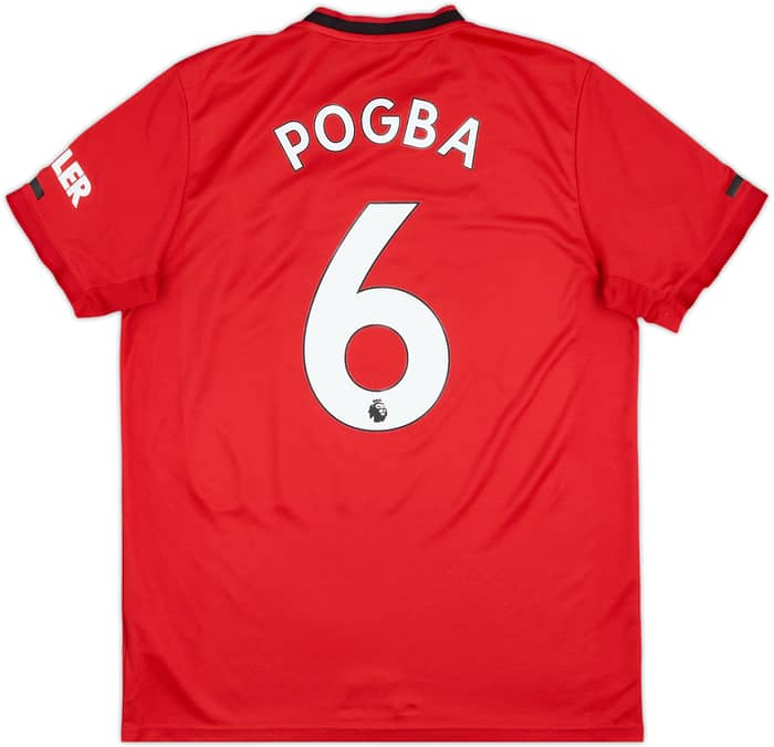 2019-20 Manchester United Home Shirt Pogba #6 - 6/10 - (L)