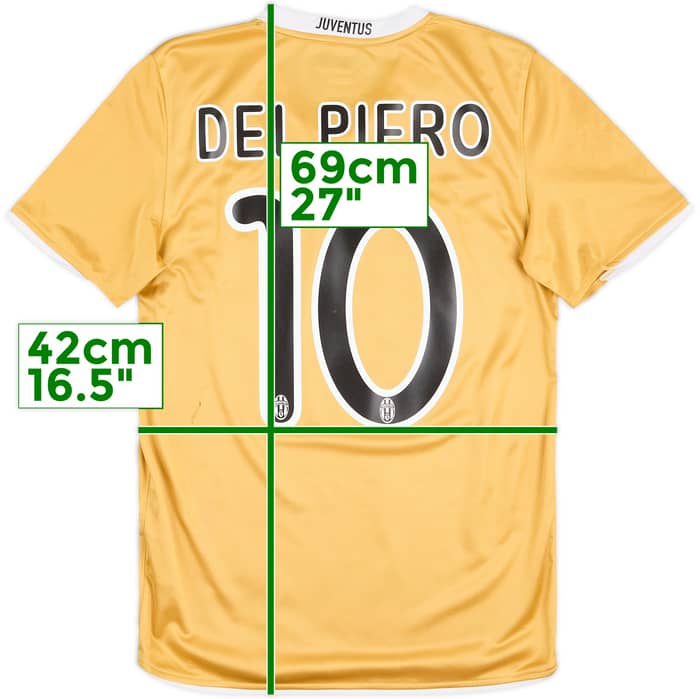 2008-09 Juventus Away Shirt Del Piero #10 - 5/10 - (S)
