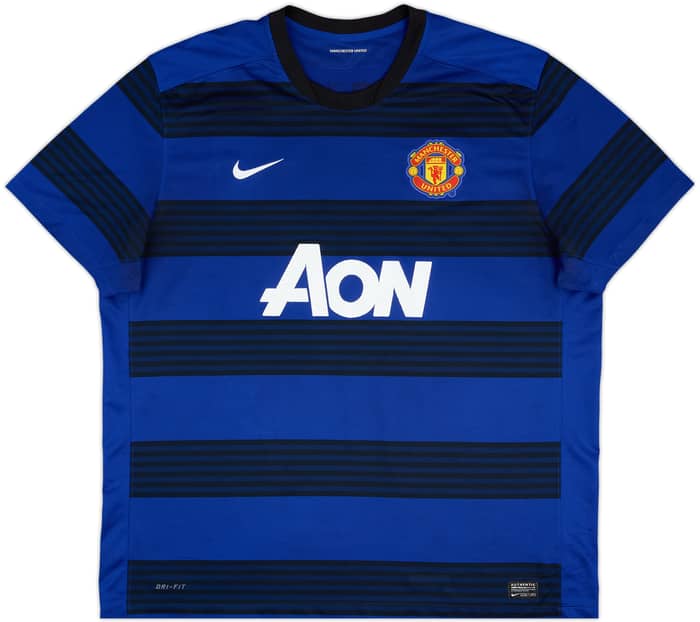 Camiseta de visitante del Manchester United 2011-13 J.S.Park #13 - 6/10 - (3XL)