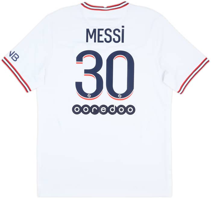 2021-22 Paris Saint-Germain Cuarta Camiseta Messi #30 - 9/10 - (L)
