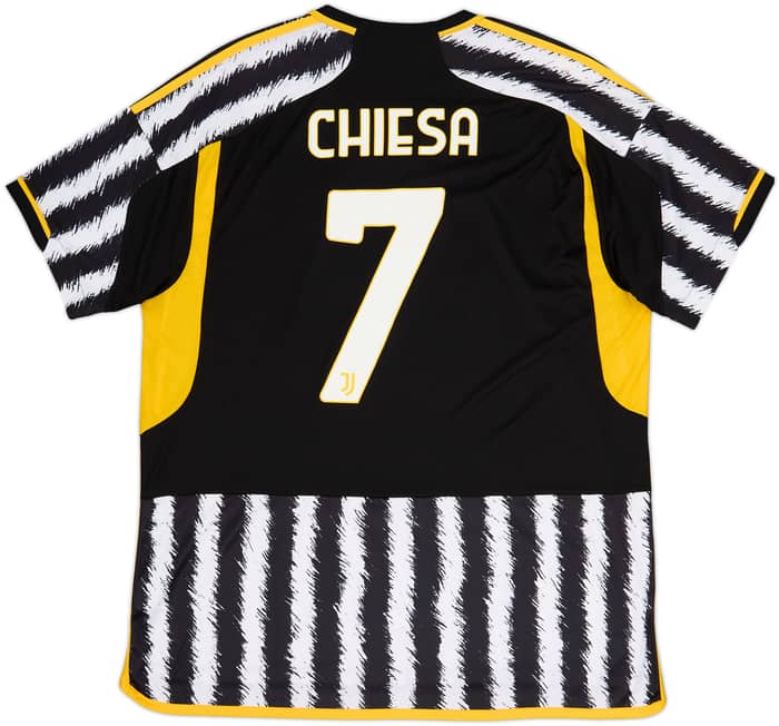 2023-24 Juventus Home Shirt Chiesa #7 - 8/10 - (XXL)