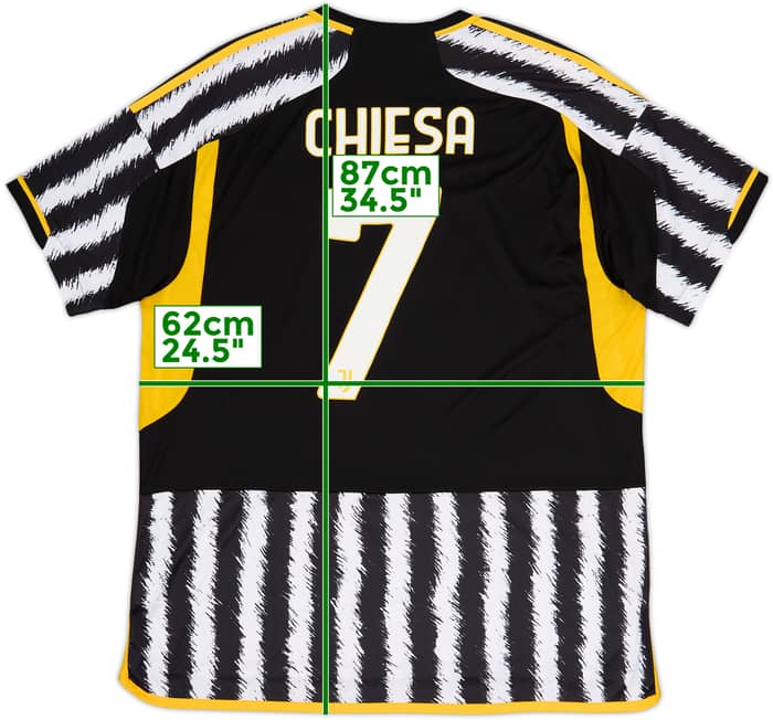 2023-24 Juventus Home Shirt Chiesa #7 - 8/10 - (XXL)