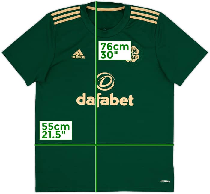 2021-22 Celtic Away Shirt - 8/10 - (L)