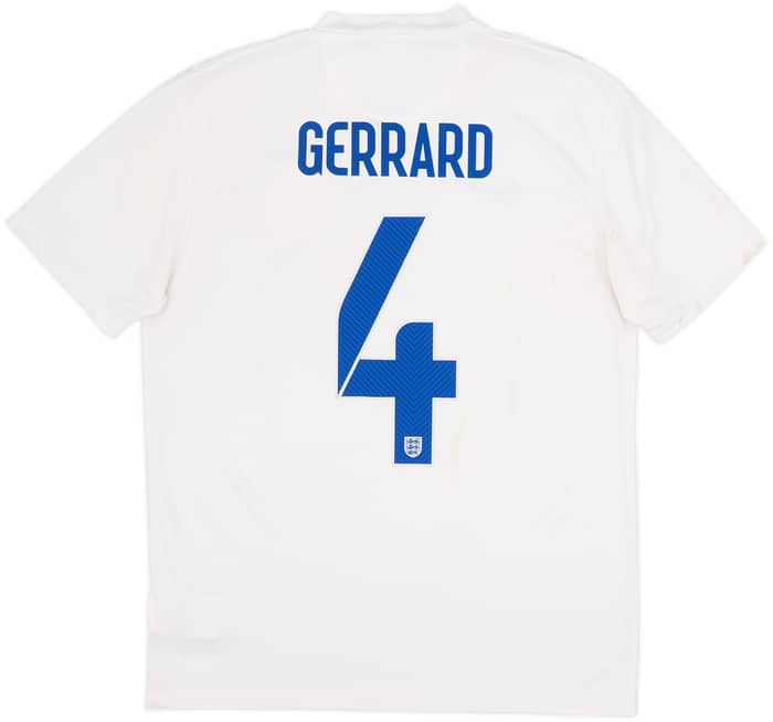 2014-15 England Home Shirt Gerrard #4 - 4/10 - (M)