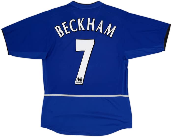 2002-03 Manchester United Third Shirt Beckham #7 - 5/10 - (M)