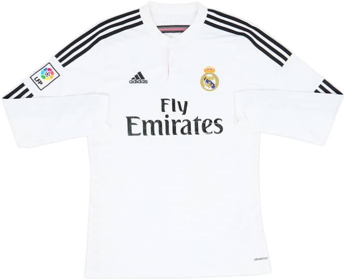 2014-15 Real Madrid Home L/S Shirt Ronaldo #7 - 6/10 - (L)