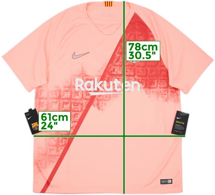 2018-19 Barcelona Third Shirt Messi #10 (XL)