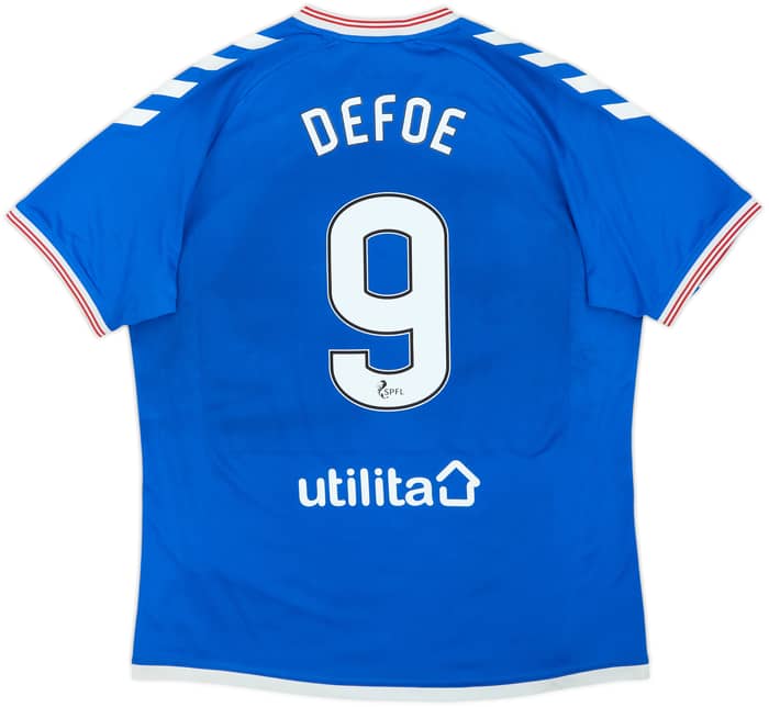 2019-20 Rangers Home Shirt Defoe #9 - 6/10 - (L)