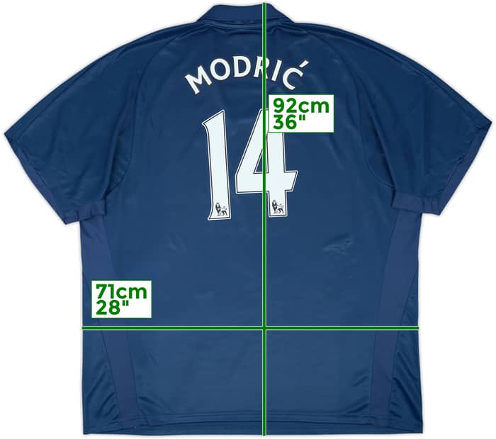 2007-08 Tottenham Away Shirt Modric #14 - 9/10 - (4XL)